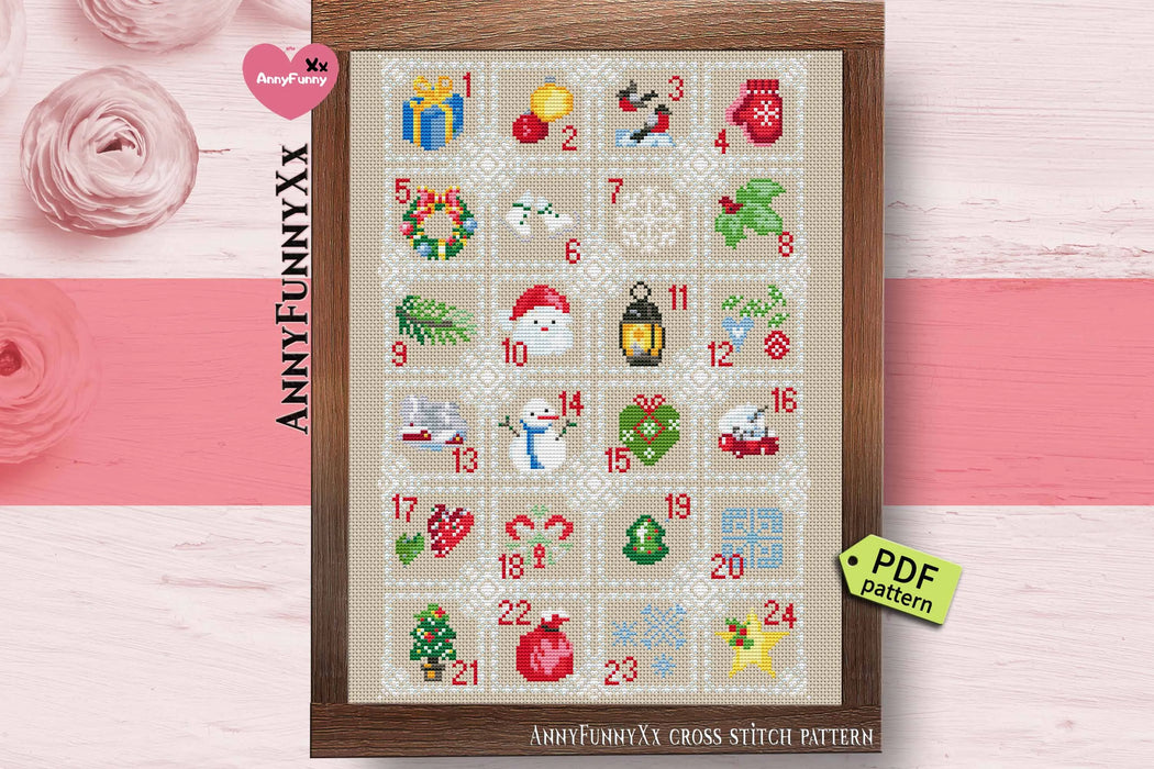 Sampler. Christmas 3 - PDF Cross Stitch Pattern