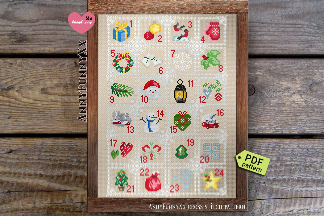 Sampler. Christmas 3 - PDF Cross Stitch Pattern