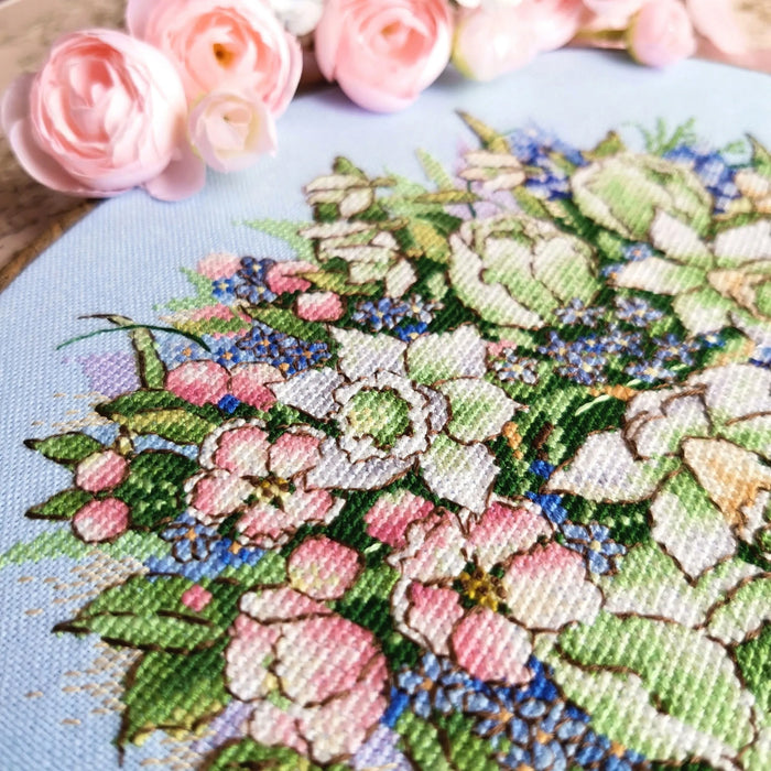 Spring composition - PDF Cross Stitch Pattern