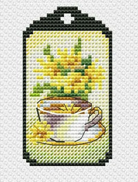 Keychains. Coltsfoot - PDF Cross Stitch Pattern