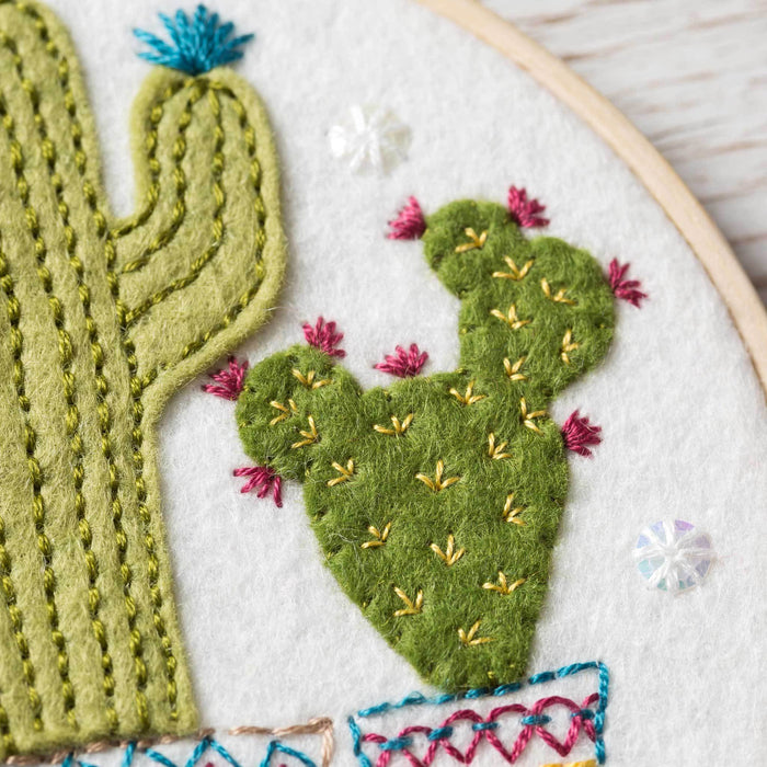 Cactus Applique Felt Kit APPCTS1O