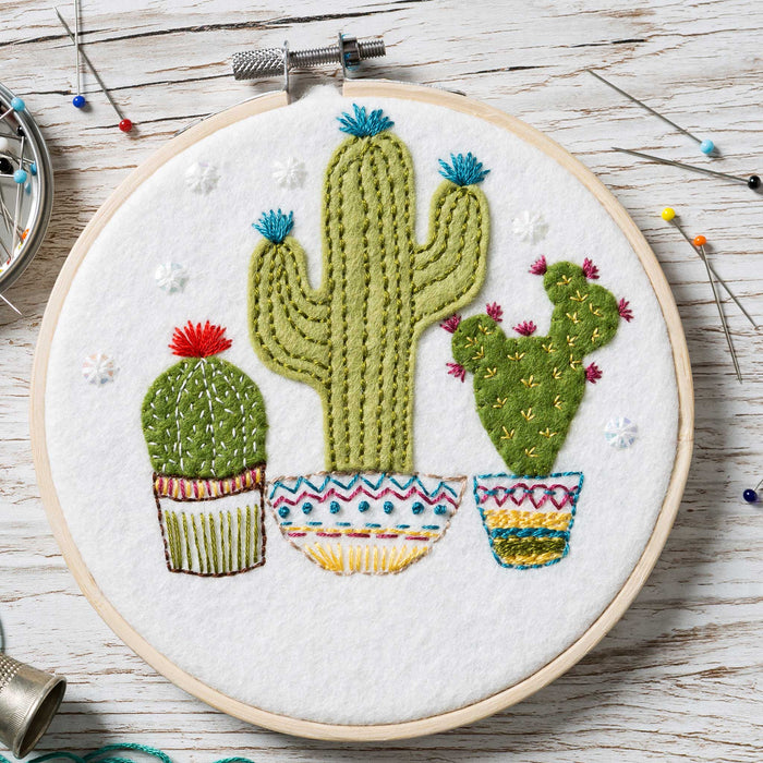 Cactus Applique Felt Kit APPCTS1O