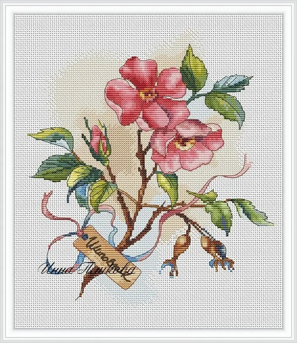 Rose Hip - PDF Cross Stitch Pattern