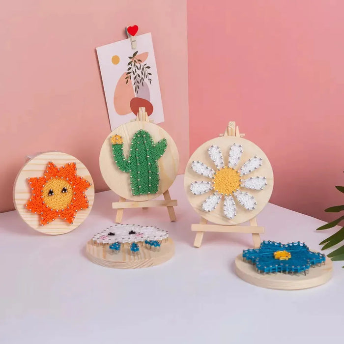 Pineapple String Art Kit with Stand. Simple Decorative DIY String Art Craft Kit M1-4 DHAA28292