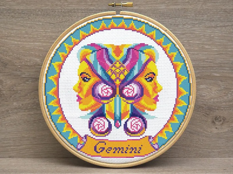 Gemini - PDF Cross Stitch Pattern