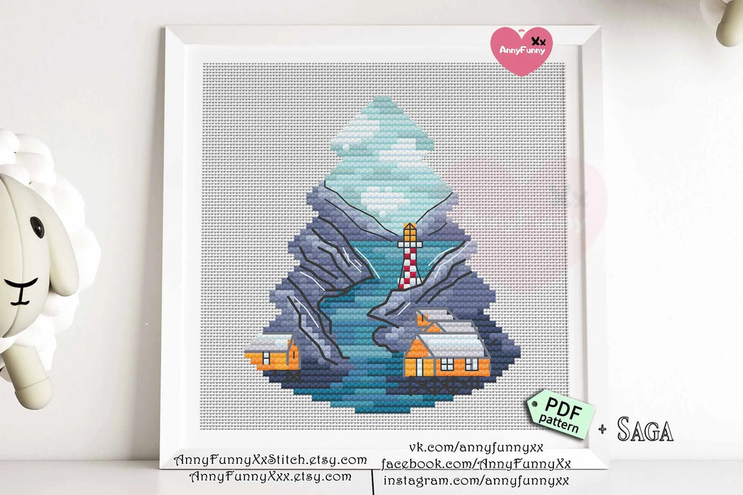 Lighttower of Festivity - PDF Cross Stitch Pattern