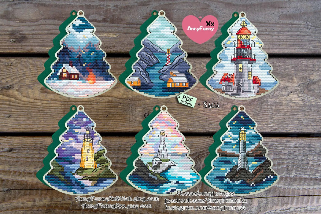 Lighthouse of Joy - PDF Cross Stitch Pattern