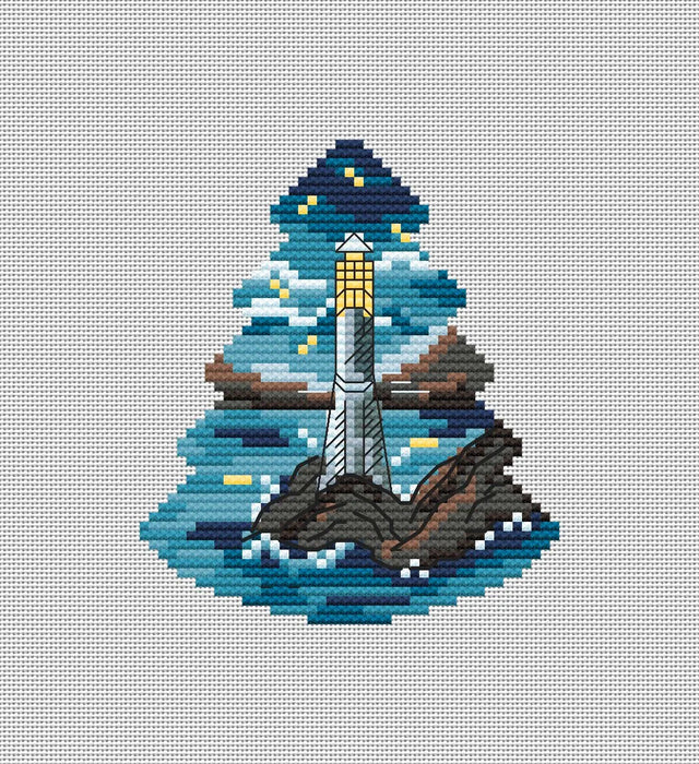 Lighthouse of Joy - PDF Cross Stitch Pattern