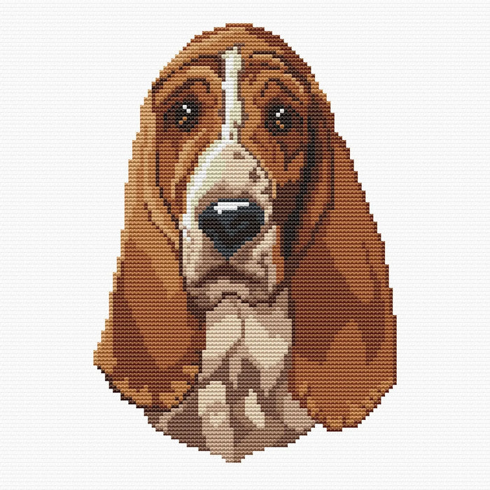 Basset Hound - PDF Cross Stitch Pattern