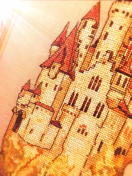 Suspended Castle 122-B003 K Counted Cross Stitch Kit