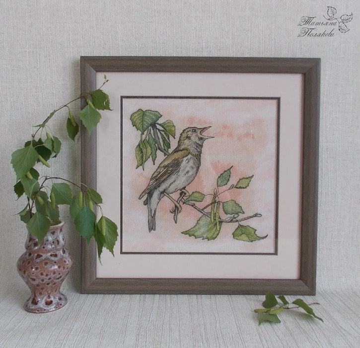 Nightingale - PDF Cross Stitch Pattern