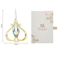 Craft Scissors for Felting & Embroidery Wizardi F07-M13-2-blue