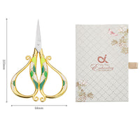 Craft Scissors for Felting & Embroidery Wizardi F07-M13-2-green