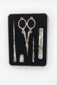 Craft Scissors for Felting & Embroidery Wizardi F07-M13-4-silver