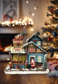 Santa's House. Christmas Village by Wizardi F07-N6-5