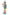 Christmas Nutcracker. Wizardi Classic Wooden Festive Decoration F07M14-30-N01703 green stand