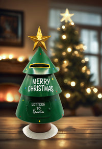 Christmas Tree Mailbox - Christmas Decoration by Wizardi F07M4-3-23FM10251