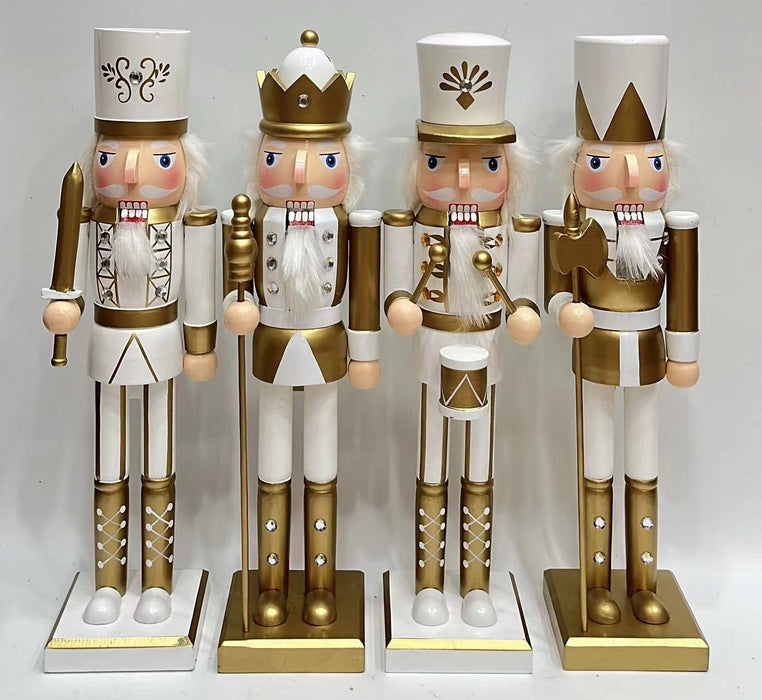 Wooden Golden Soldier Nutcracker Wizardi F07M6-14B