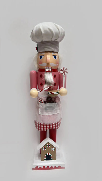 Wooden Gingerbread Chef Nutcracker Wizardi F07M6-5