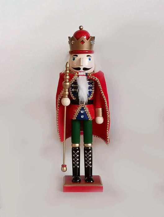 Wooden Royal Nutcracker King Wizardi F07M6-8B