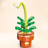 Plant Building Brick Kit - Stone Lotus by Wizardi F07N11-24-10(113)