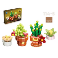 Plants Brick Building Set Wizardi F07N11-3-5(114)