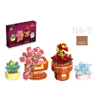 Plants Brick Building Set Wizardi F07N11-4-7(114)