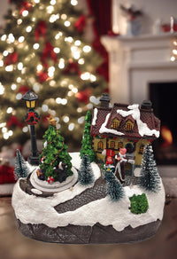 Christmas Cottage - Christmas Village Collection by Wizardi F07N5-7