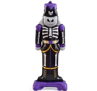 Halloween Violet Skeleton Standing Foil Balloon Decoration F07M1-41 Violet