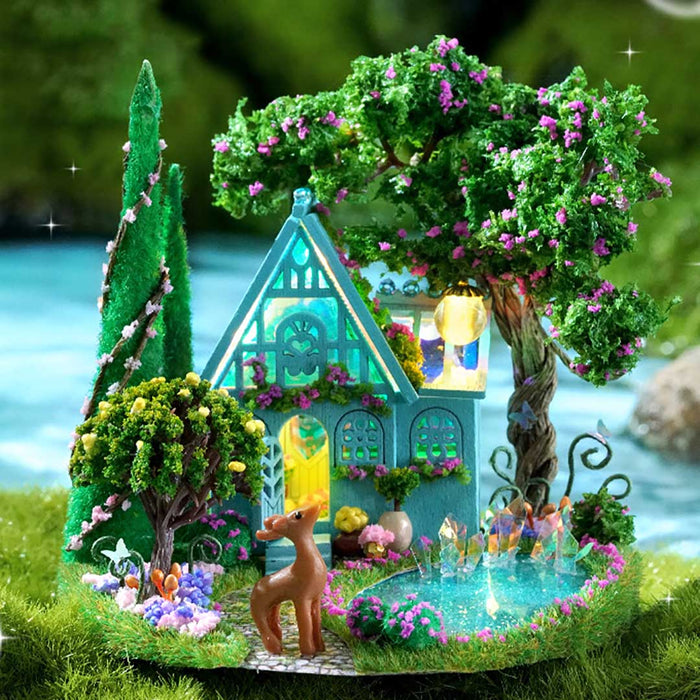 Miniature Wizardi Roombox Kit - Fantasy Wonderland Dollhouse Kit
