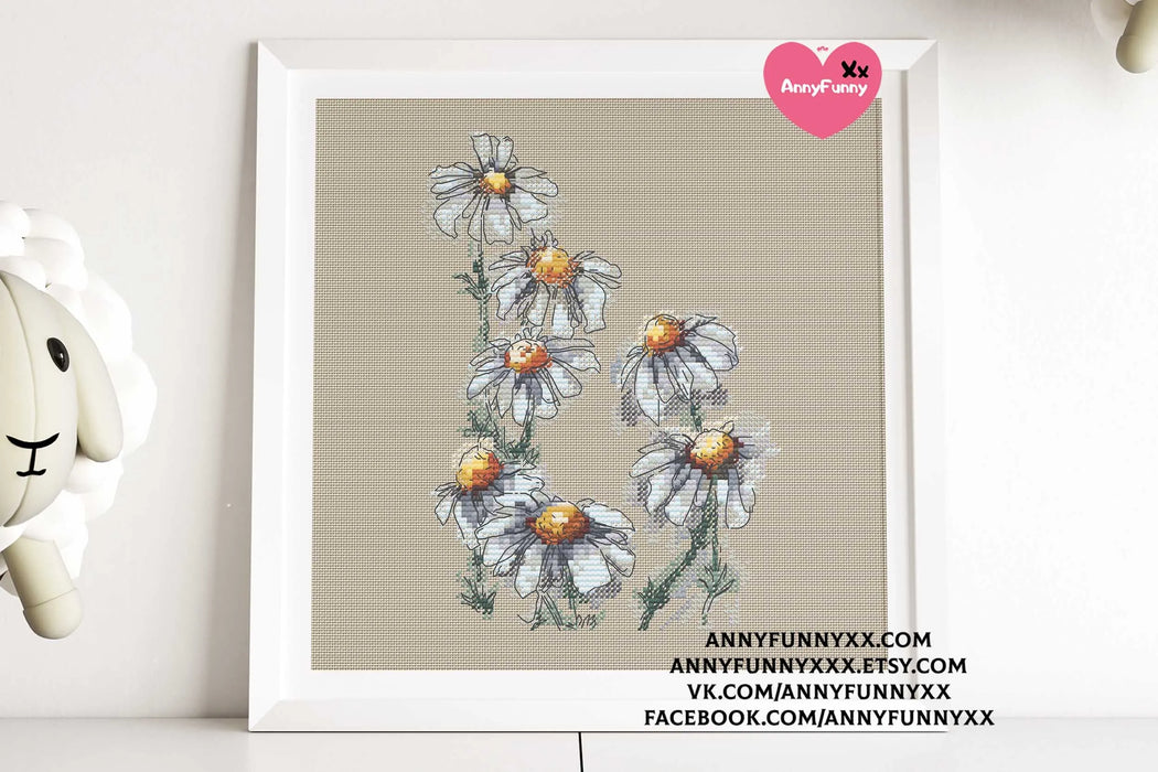 Petals of Gentleness - PDF Cross Stitch Pattern