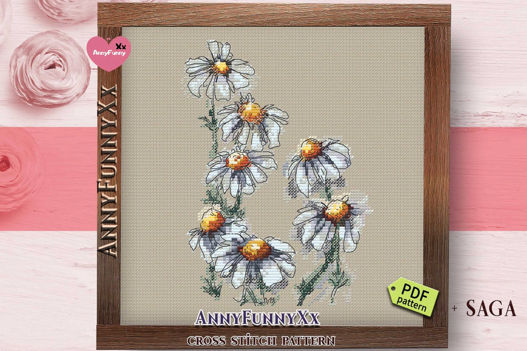 Petals of Gentleness - PDF Cross Stitch Pattern