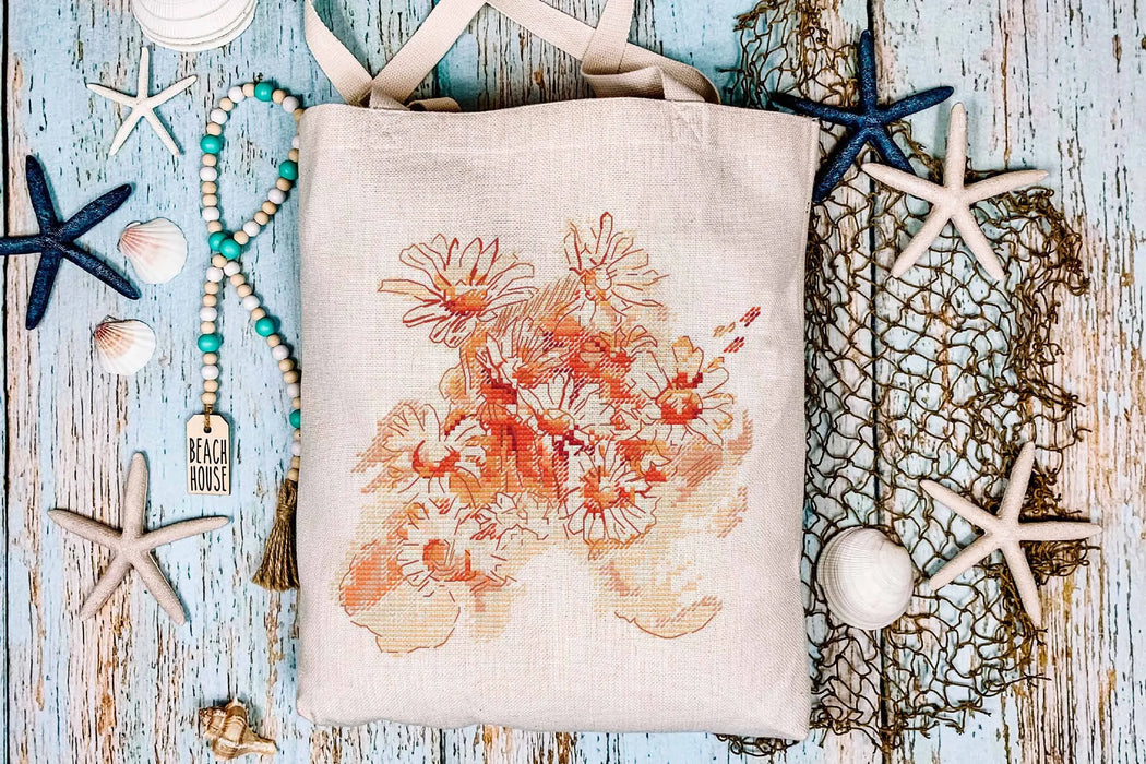 Serene Petals - PDF Cross Stitch Pattern