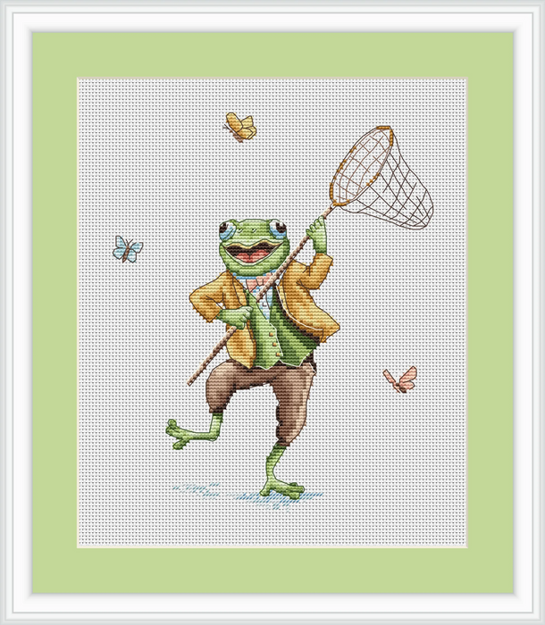 Funny Frog - PDF Cross Stitch Pattern