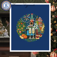 Circle. The Chimes are Striking - PDF Cross Stitch Pattern