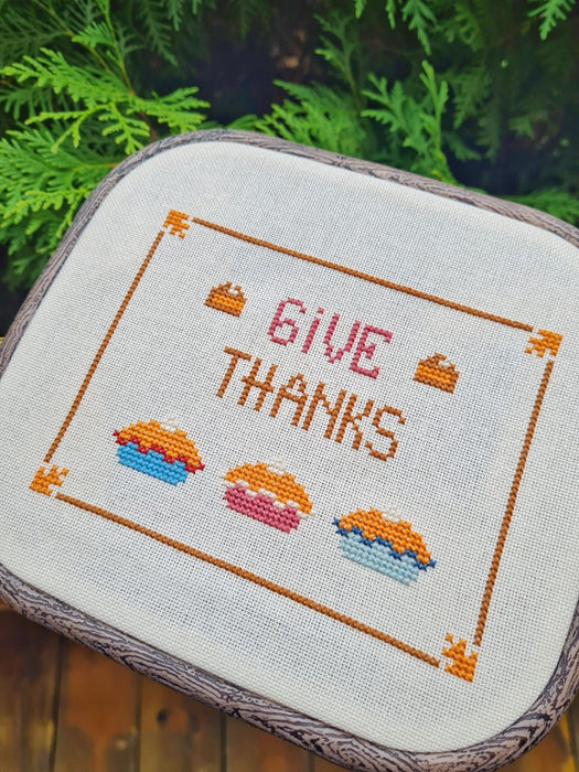 Give Thanks - PDF Cross Stitch Pattern