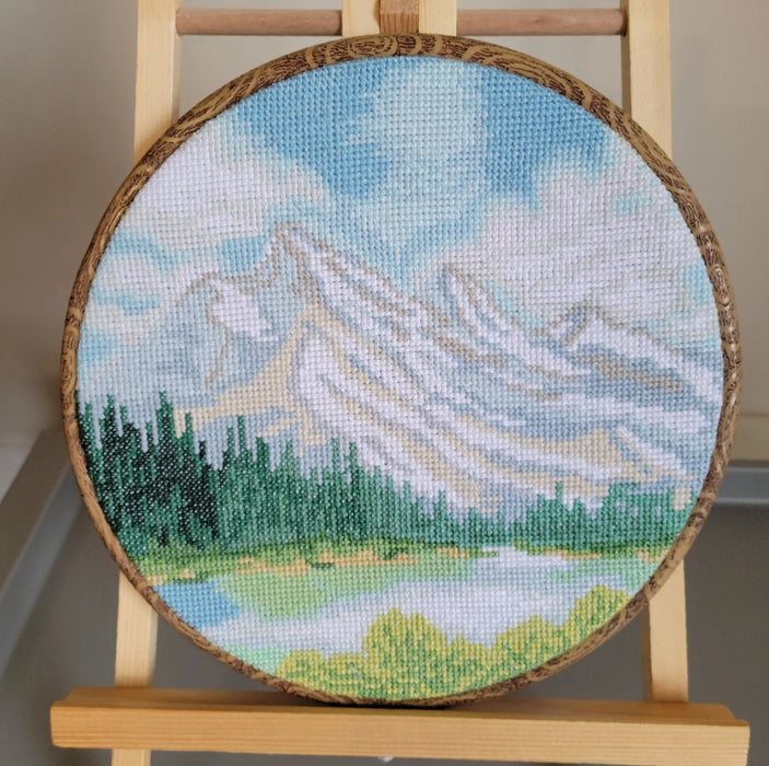 Round Landscapes. Landscape 3 - PDF Cross Stitch Pattern