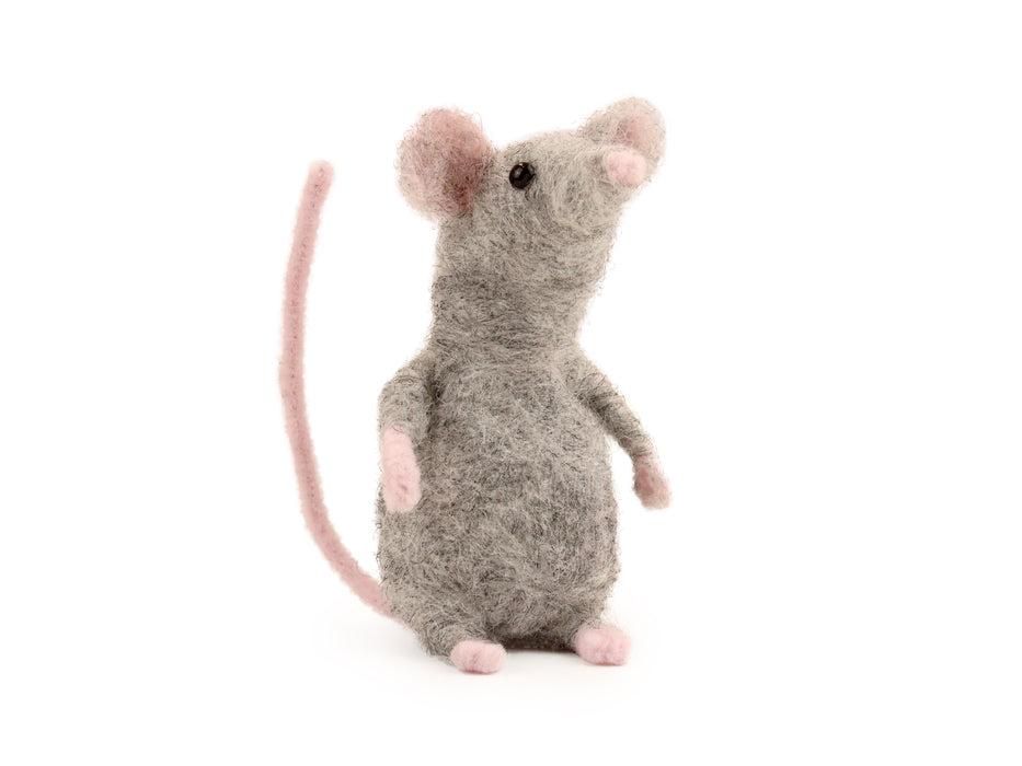 Felting Kit - Grey Mouse Needle Felt Kit