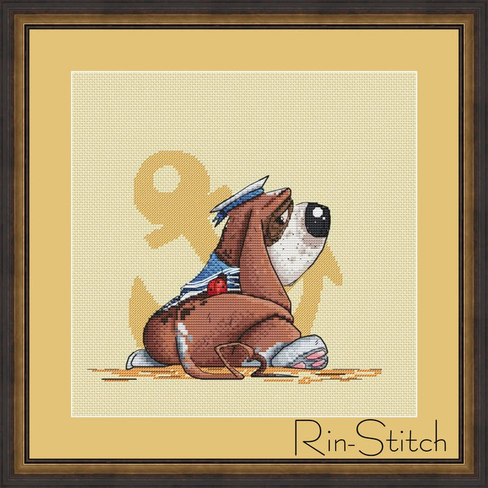 Dogs. Sea Wolf - PDF Cross Stitch Pattern