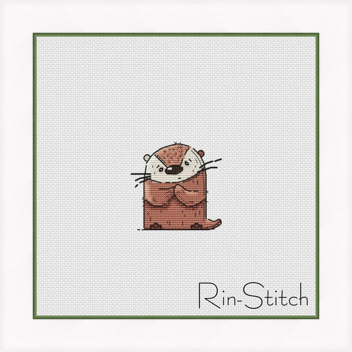 Mini-series. Otter - PDF Cross Stitch Pattern