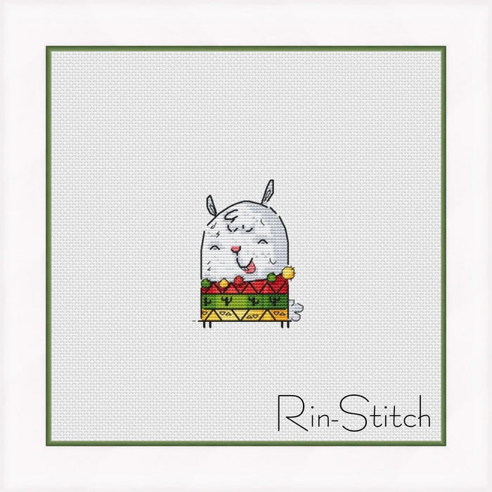 Mini-series. Lama - PDF Cross Stitch Pattern