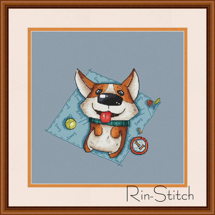 Dogs. Corgi - PDF Cross Stitch Pattern