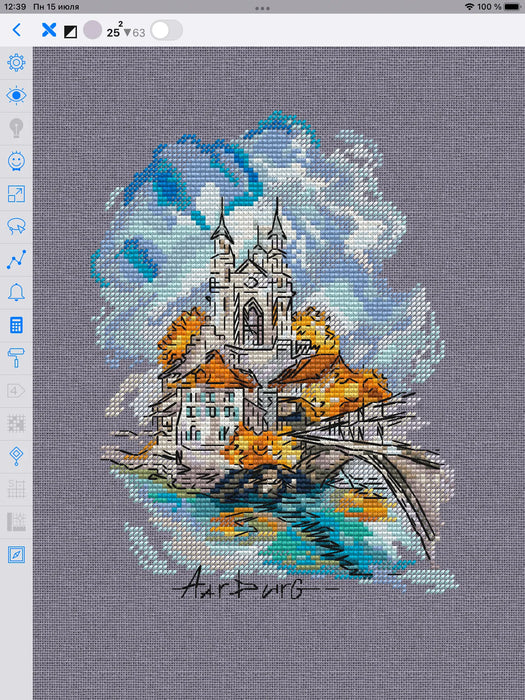 Switzerland. Aurburg - PDF Cross Stitch Pattern