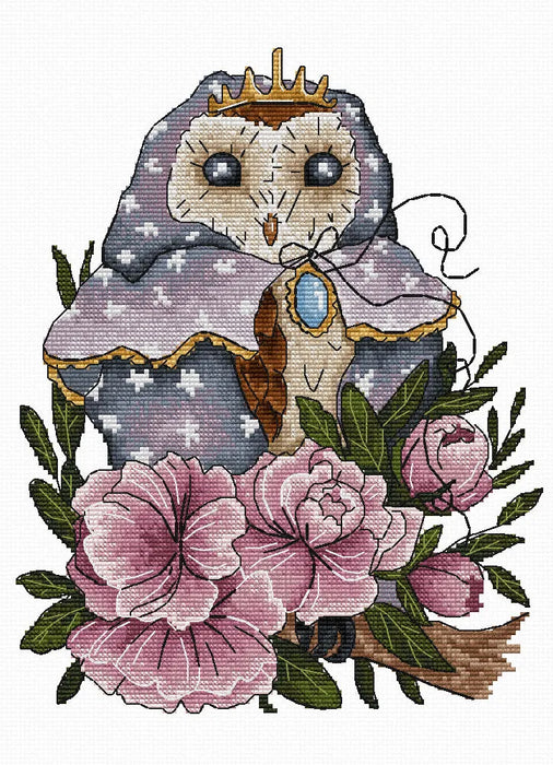 Queen owl - PDF Cross Stitch Pattern