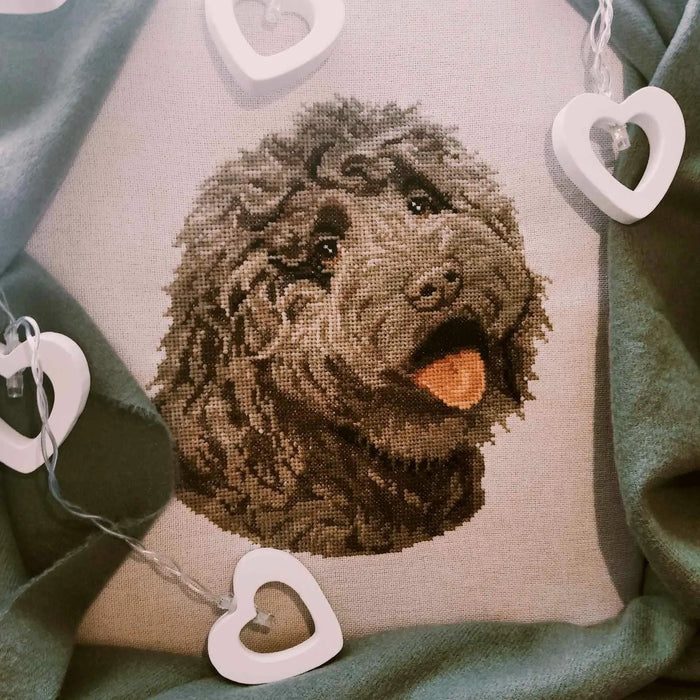 Brown doodle - PDF Cross Stitch Pattern