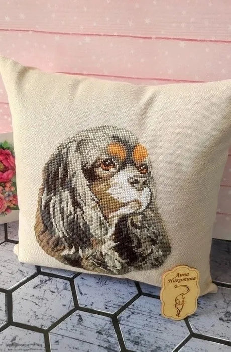 Cavalier king charles spaniel 2 - PDF Cross Stitch Pattern