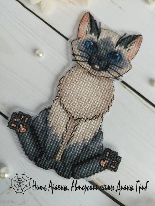 Thai cat - PDF Cross Stitch Pattern