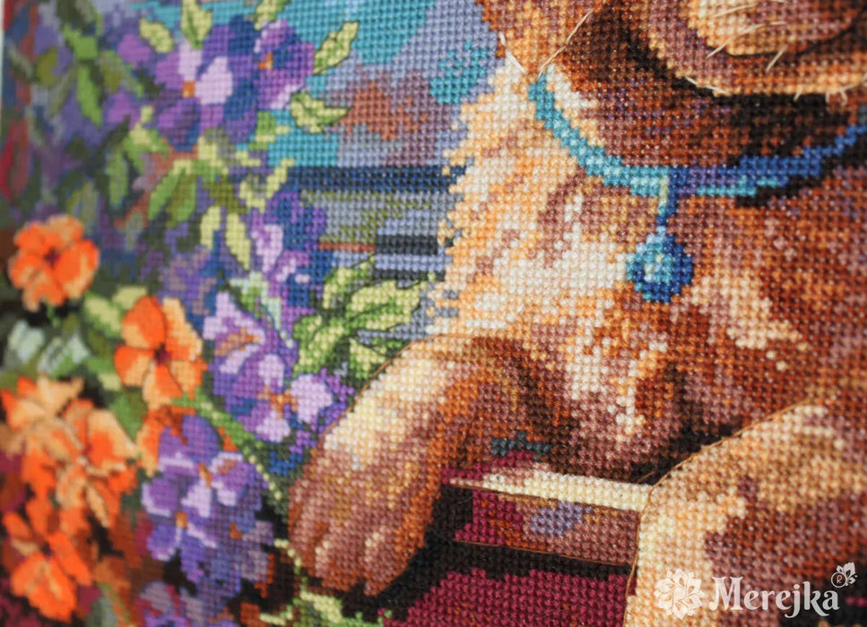 Sunny Porch K-235 Counted Cross-Stitch Kit