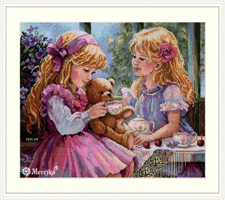 The Teaparty K-242 Counted Cross-Stitch Kit