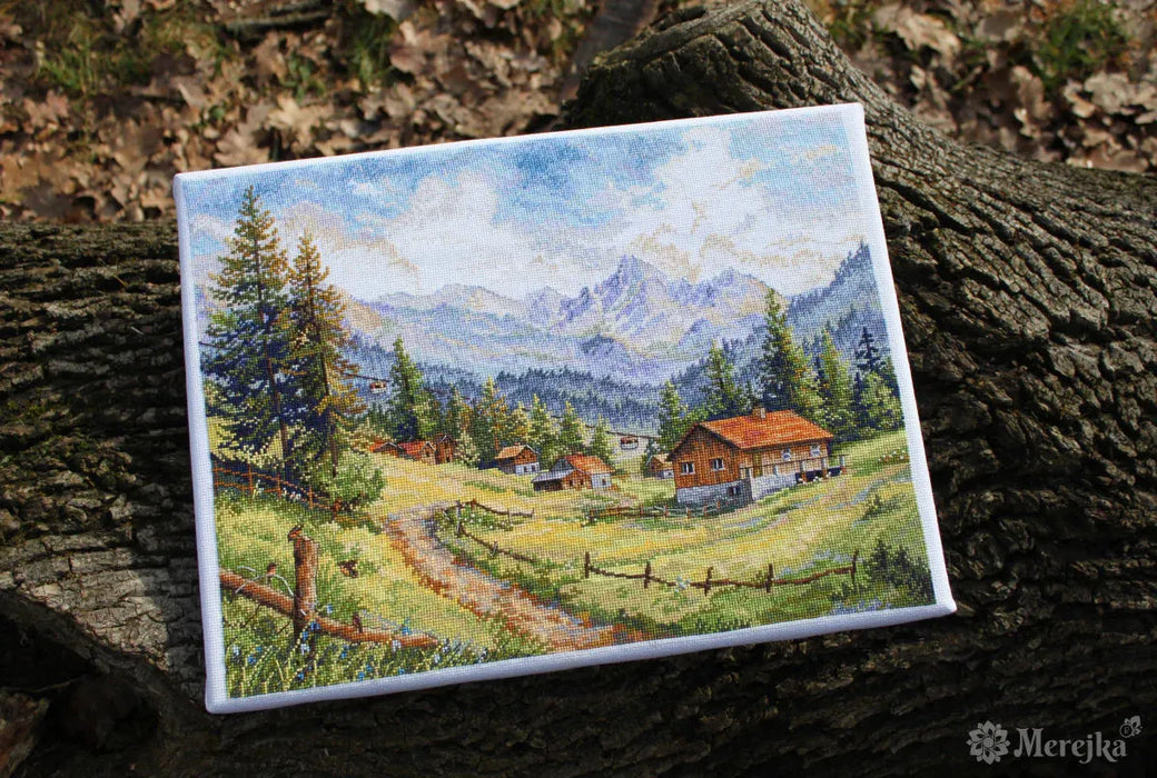 The Chamonix Valley K-244 Counted Cross-Stitch Kit